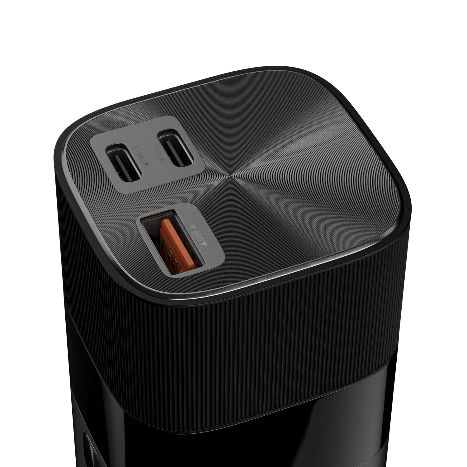 Noise 27,600mAh 140W Power Bank — Close-up of the power bank’s port layout.