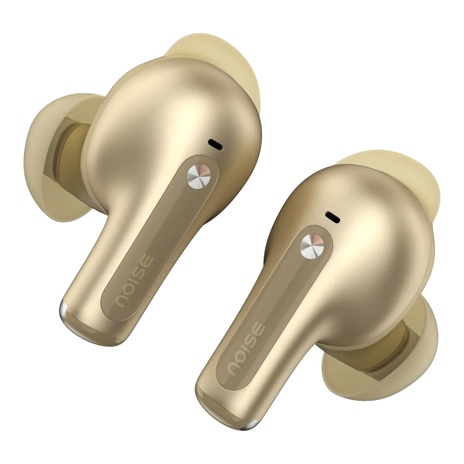 Aurum earbuds close-up — official Noise product image.