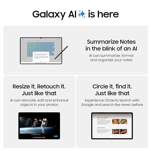 Samsung Galaxy Tab S9 — Galaxy Tab S9 feature illustration; account, software and service availability may vary.